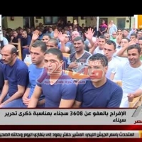 Embedded thumbnail for الإفراج عن عدد كبير من السجناء بمناسبة الإحتفال بعيد تحرير سيناء 2018