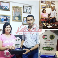 منظمة الضمير العالمي لحقوق الإنسان تتسلم درع التميز من سفيرة الاردن