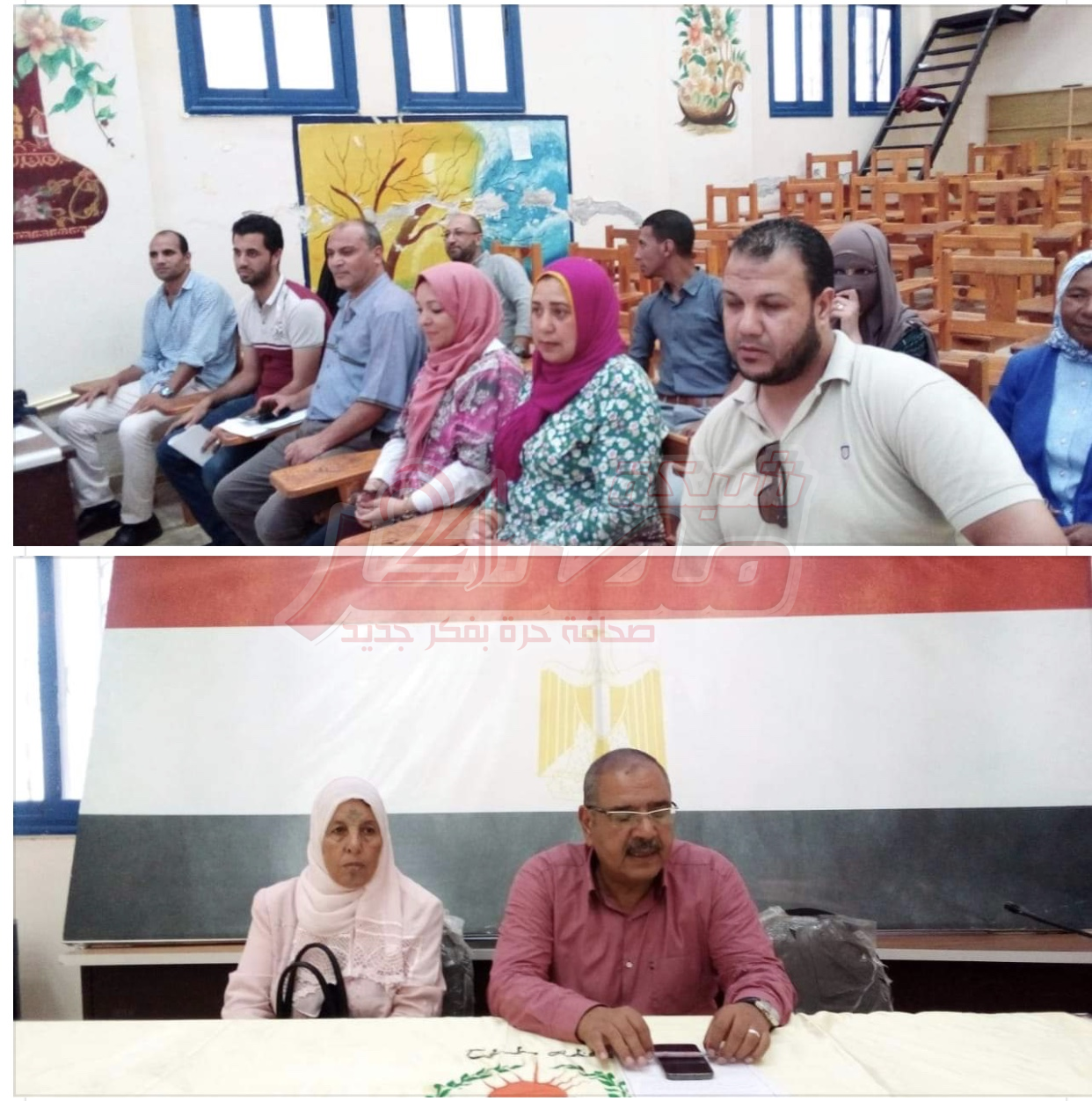 - مدير تعليم مطروح يكرم المدارس المتميزة بنشاط الصحافة المدرسية