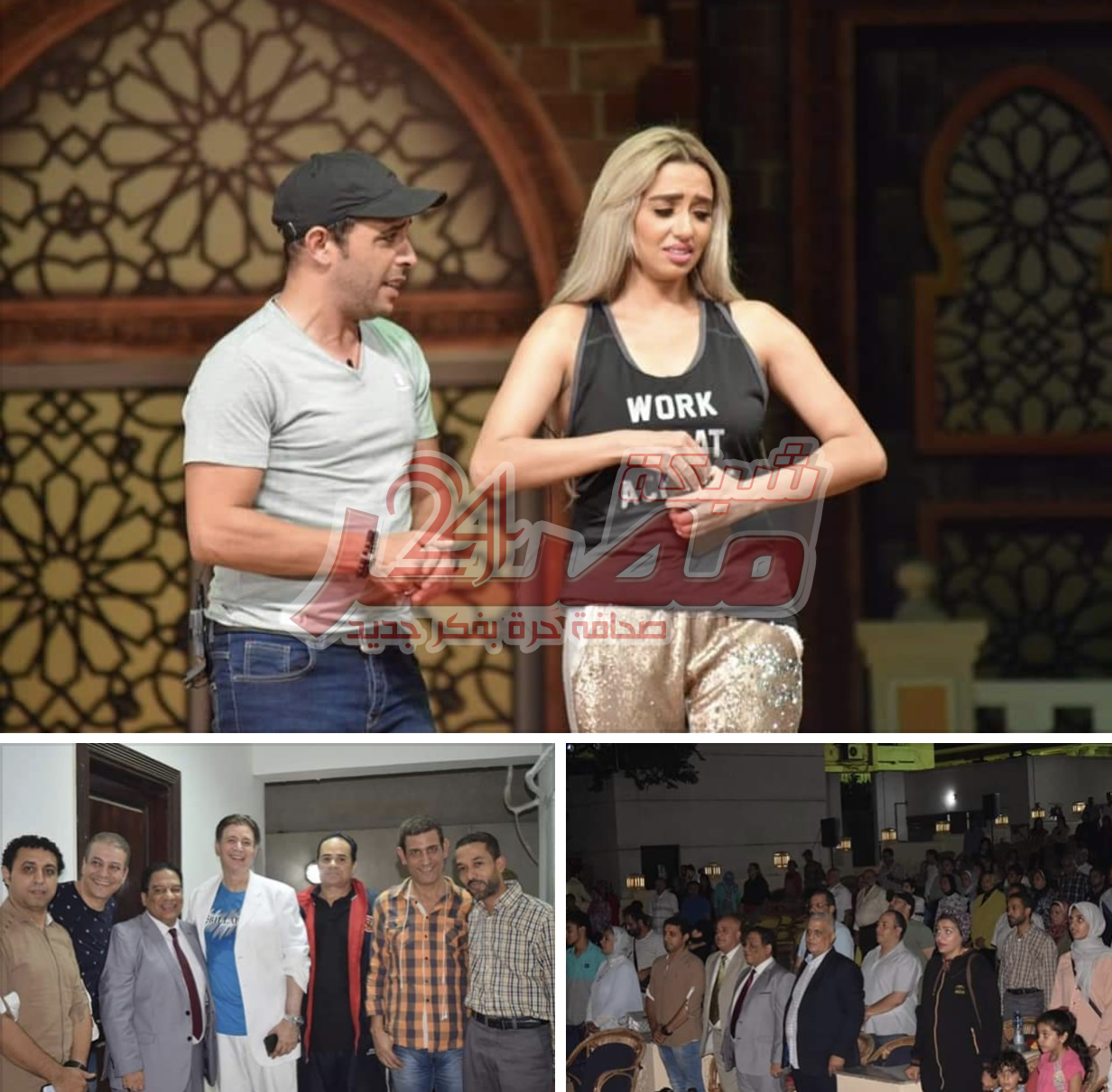 د. عادل عبده يشهد افتتاح " مكتوبلى اغنيلك " على مسرح محمد عبد الوهاب