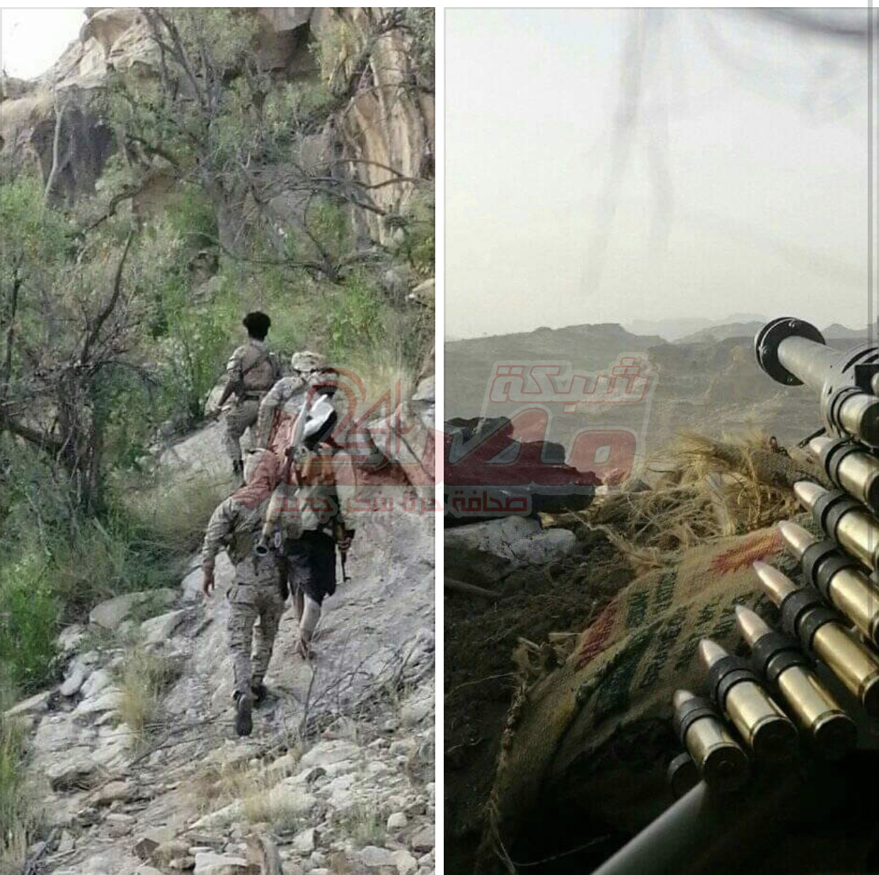 قوات اللواء الثالث حرس حدود بالجيش الوطني اليمني تصل مشارف مديرية باقم بمحافظة صعدة: